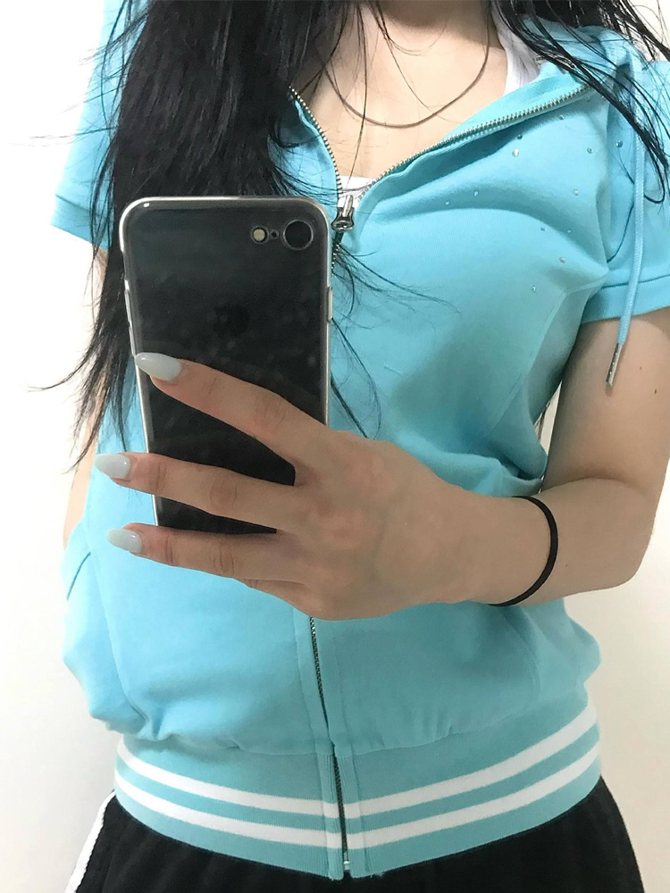 Streetwear Brand Y2K - Women's Y2K Hot Girl Zipper Hoodie