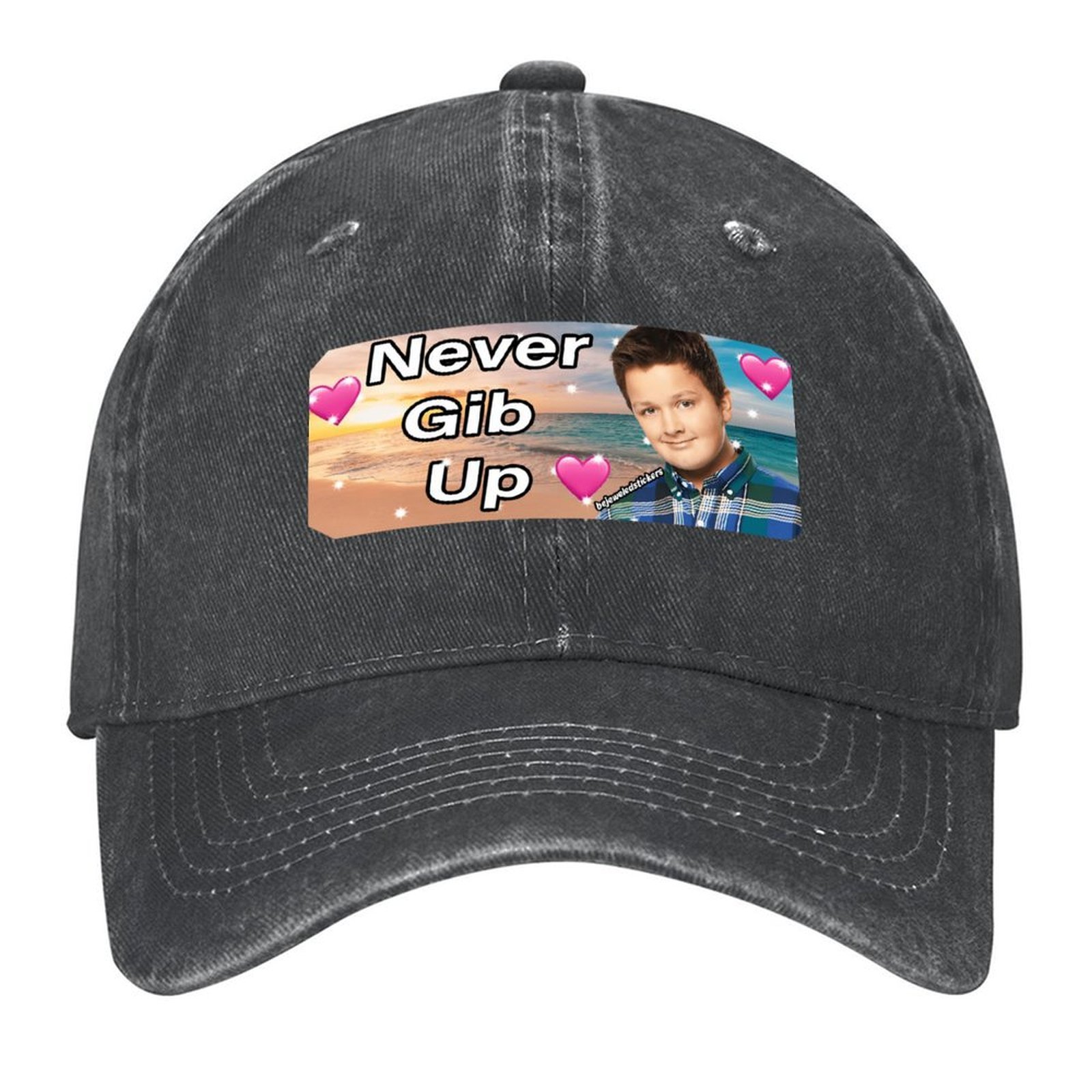 Streetwear Brand Golf - Never gib up bumper Sticker Baseball