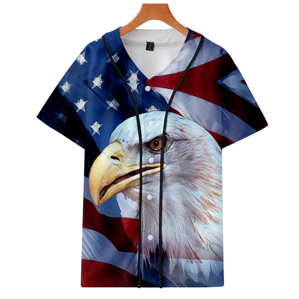 USA National Flag Skull Eagle  - Streetwear Brand Usa recension och pris