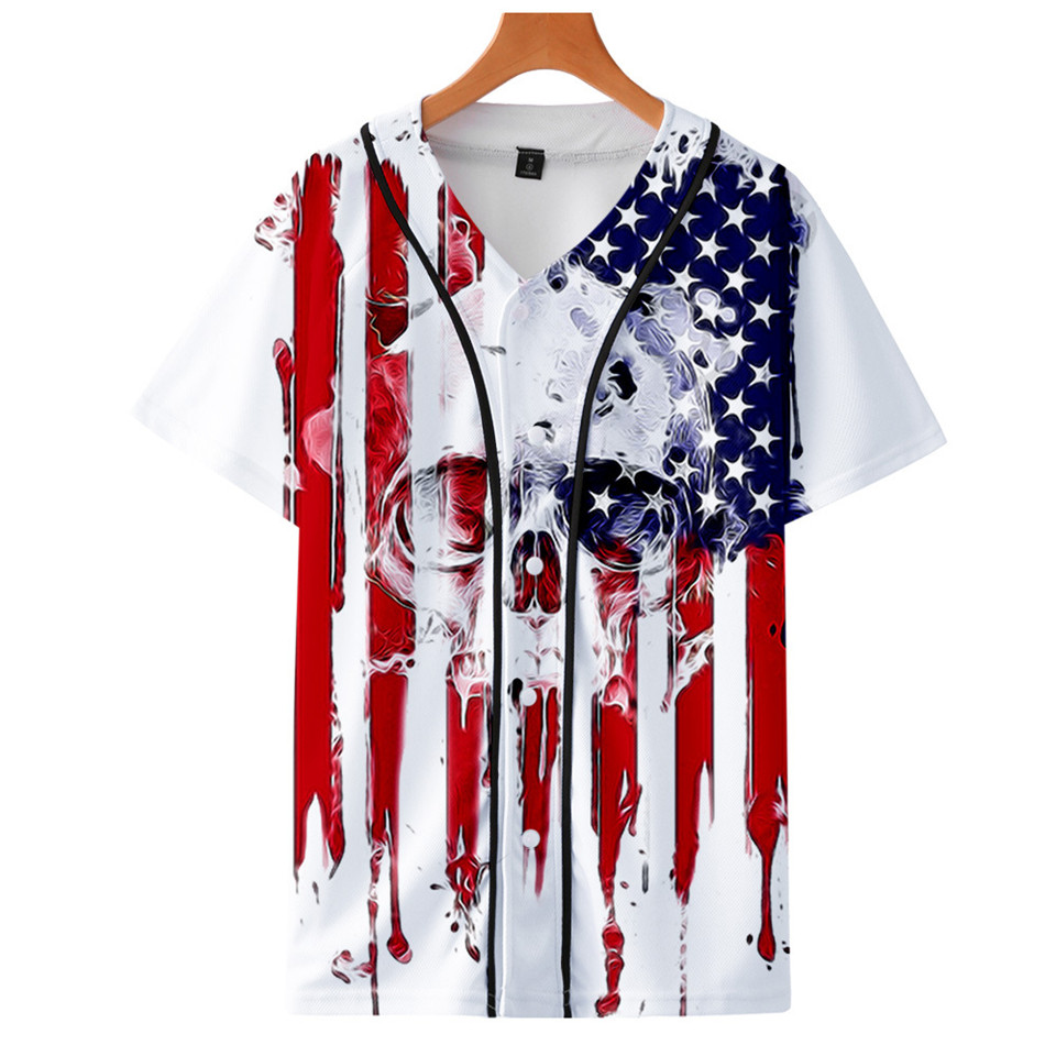 USA National Flag Skull Eagle  - Streetwear Brand Usa recension och pris