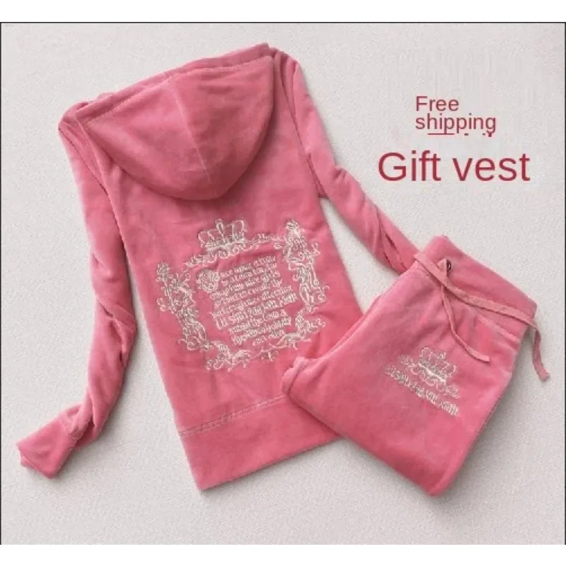 JC Tracksuit Women Velvet Wome - Streetwear Brand Y2K recension och pris