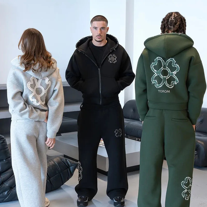 Spring Autumn Oversized 4 Leaf - Streetwear Brand Y2K recension och pris