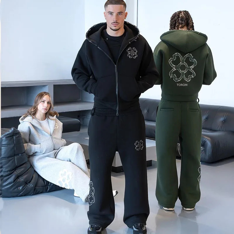 Spring Autumn Oversized 4 Leaf - Streetwear Brand Y2K recension och pris