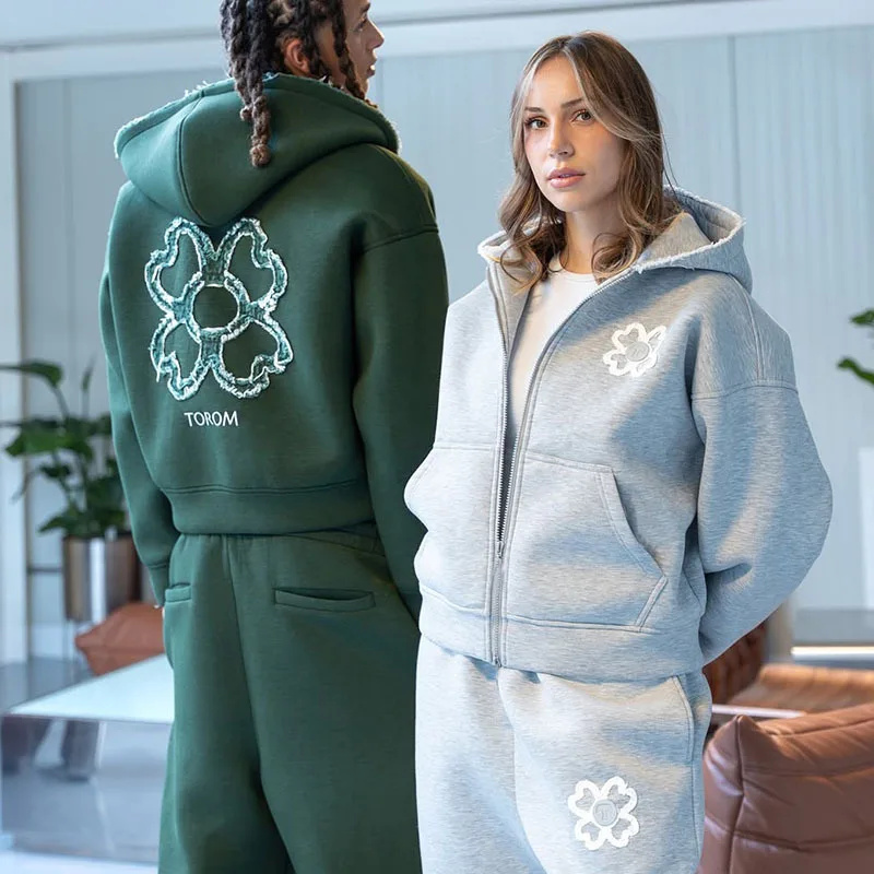 Spring Autumn Oversized 4 Leaf - Streetwear Brand Y2K recension och pris