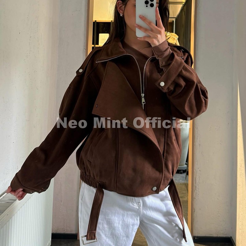 Neo Mint Autumn New Brown Over - Women Streetwear Brand recension och pris