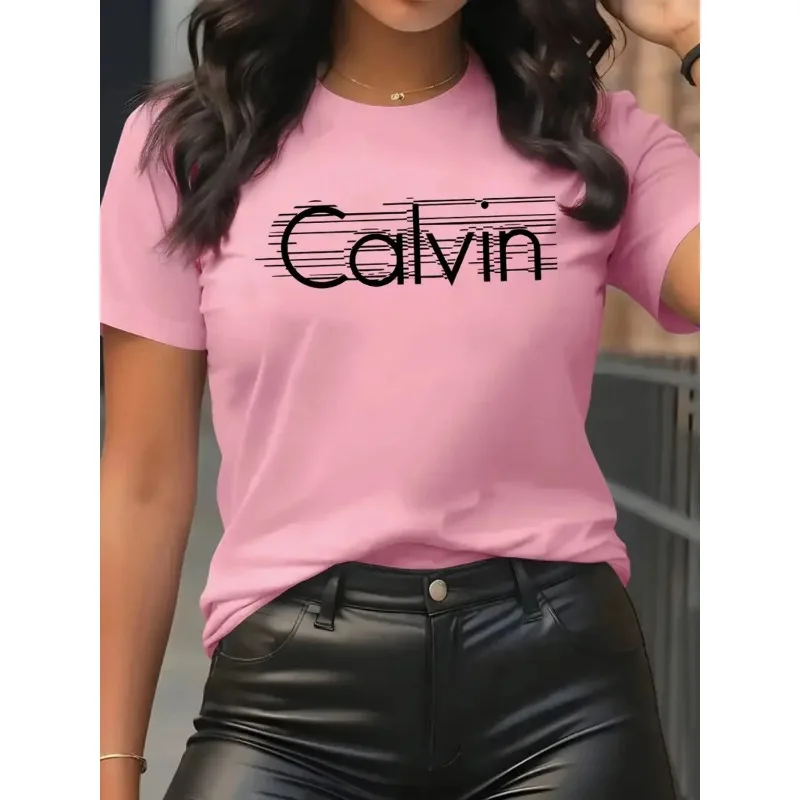 Calvin Women's T-Shirt Leisure - Women Streetwear Brand recension och pris