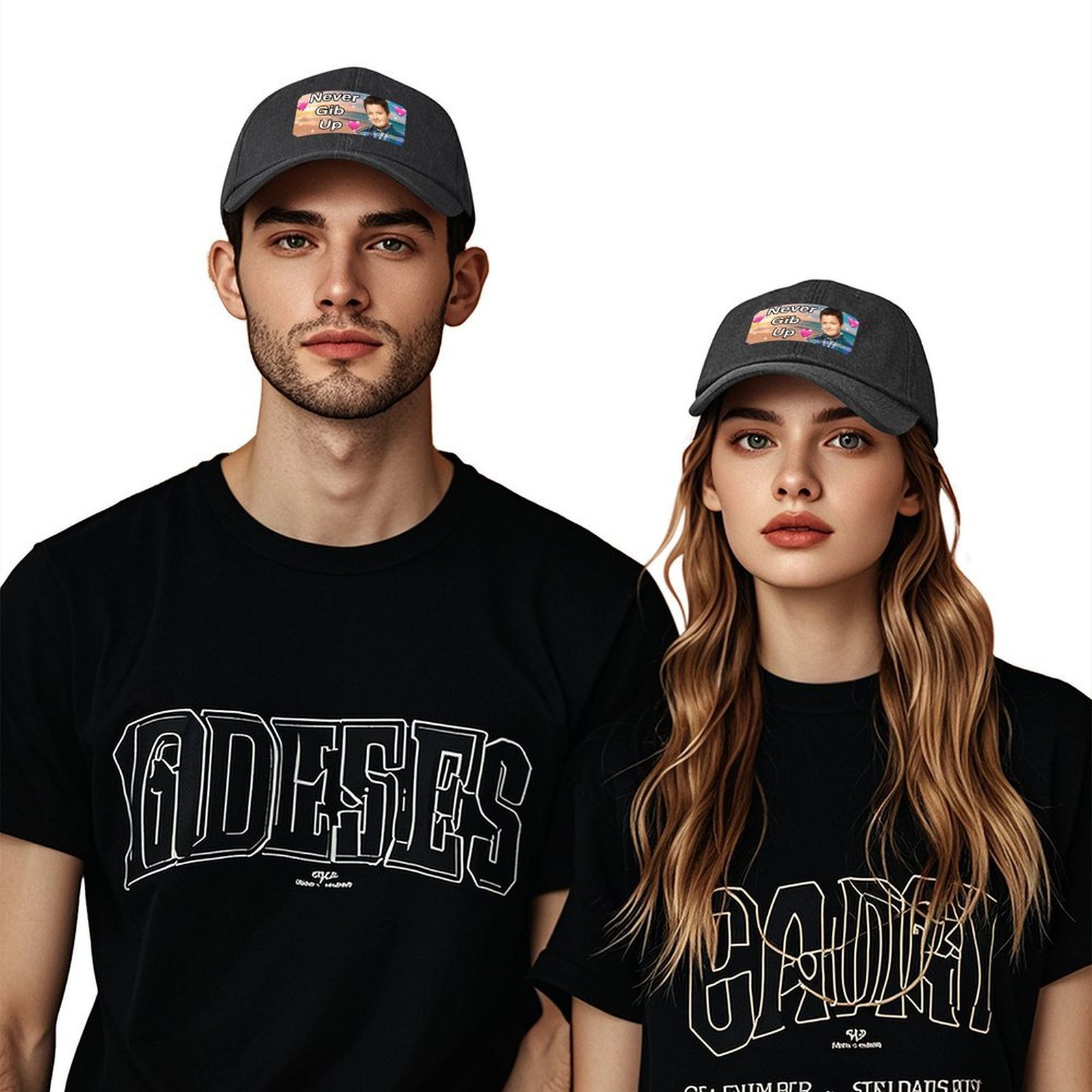 Never gib up bumper Sticker Ba - Streetwear Brand Golf recension och pris